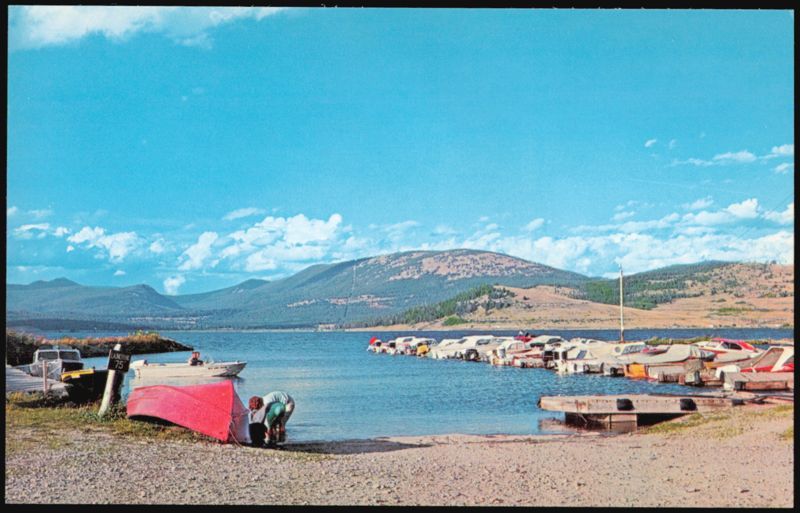Georgetown Lake, Montana - Denton's Point Boating Mr. & Mrs. A. Walkup