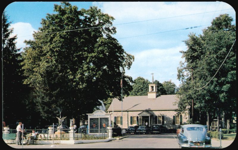 Liberty Square and Post Office, Ellenville New York