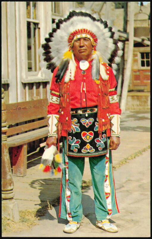 Chief White Eagle at Knott's Berry Farm Ghost Town Buena Park California