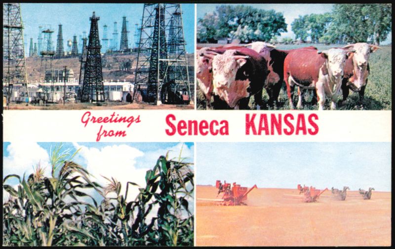 Seneca Kansas Oil, Wheat, Cattle, and Corn Production