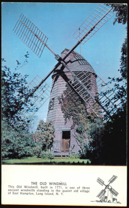 The Old Windmill Built in 1771 East Hampton New York