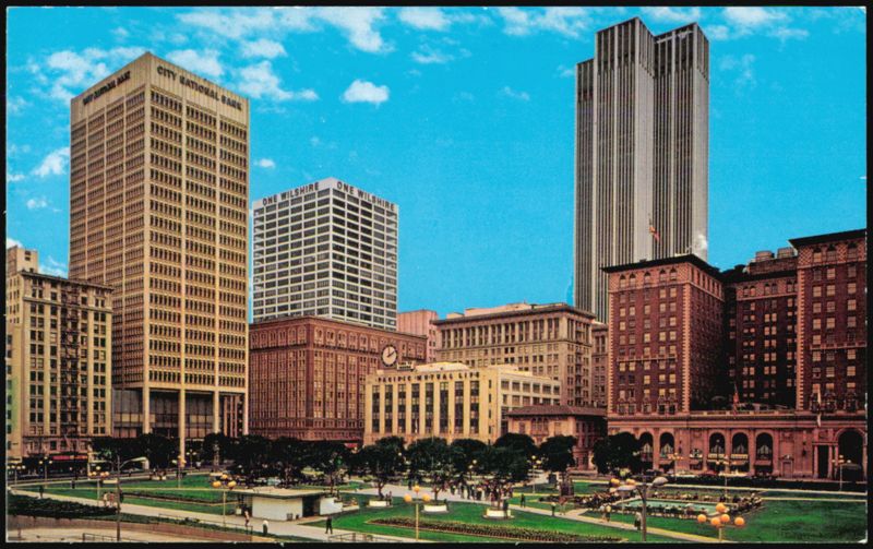 Pershing Square, Downtown Los Angeles California Tim Richards