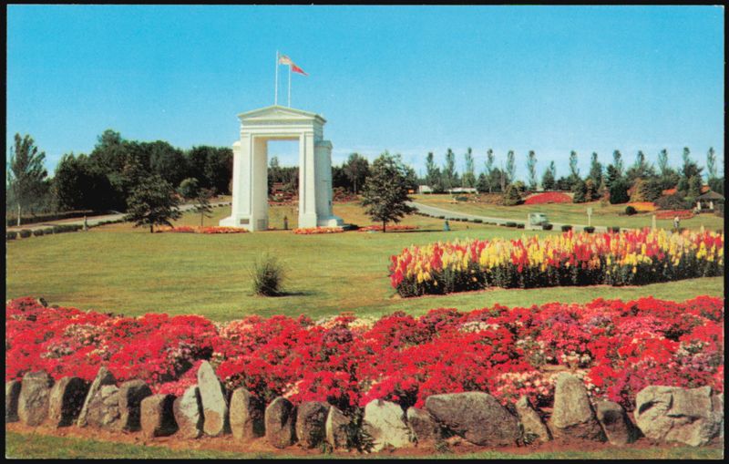 International Peace Arch Border Washington and British Columbia