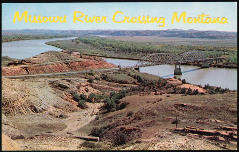 Missouri River Crossing, Montana Badlands Culbertson