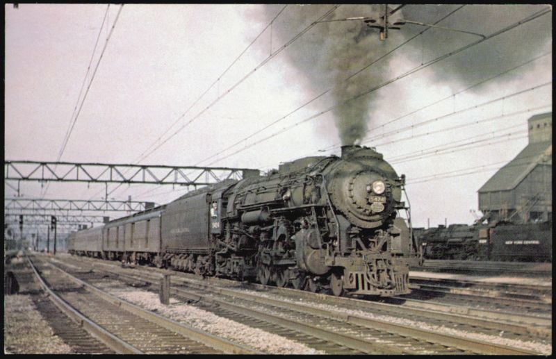 New York Central 5424 Super Hudson Class J-3a Train Collinwood Ohio