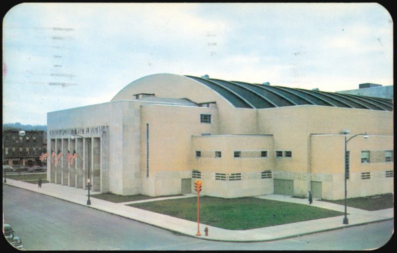 Memorial Hall Entrance, Onondaga County War Memorial Syracuse New York
