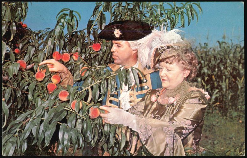 Paul Revere and His Lady Picking Peaches Hotel Yorktowne Pennsylvania