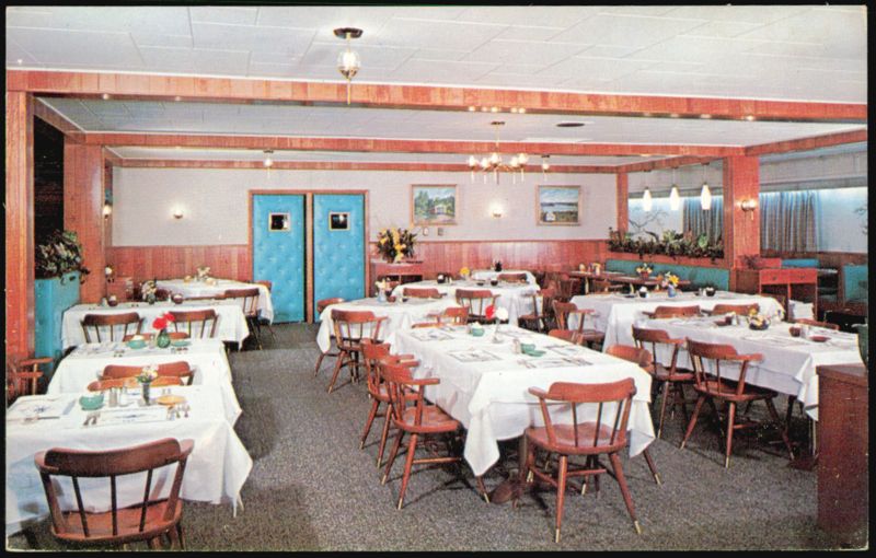The Willows Lodge Motel & Restaurant Dining Room Lancaster Pennsylvania