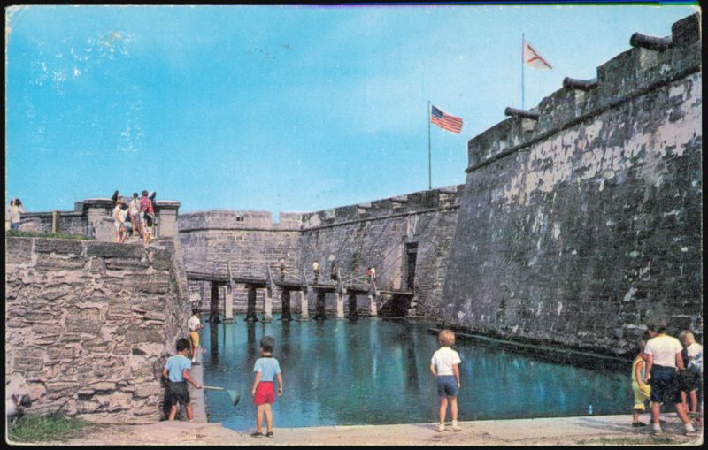 Castillo de San Marcos Moat and Bridge St. Augustine Florida