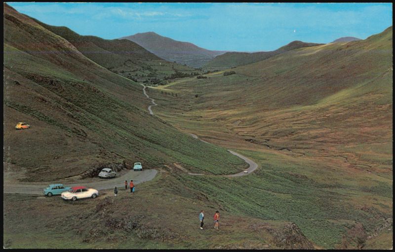Newlands Hause Mountain Pass, Lake District, England United Kingdom