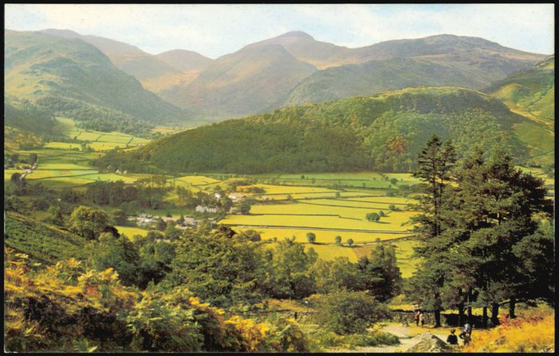 Borrowdale from Watendlath Path Landscape United Kingdom