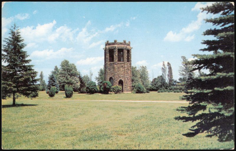 Carillon Tower in Chapel Heights Memory Garden Marion Ohio