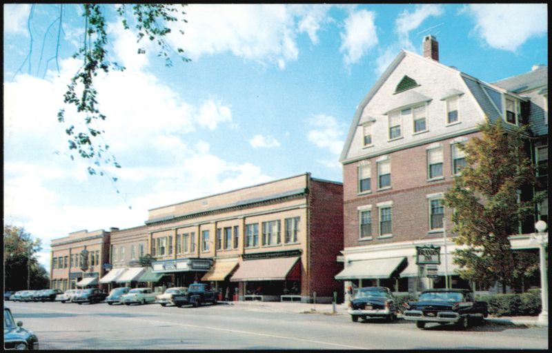Brandon Main Street and Brandon Inn Vermont Frank L. Forward