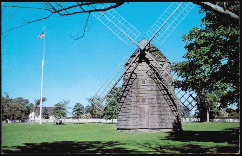 Historic Old Mill built in 1800 at Sag Harbor Water Mill New York