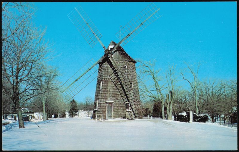 Historic Old Windmill Built in 1805 - East Hampton New York