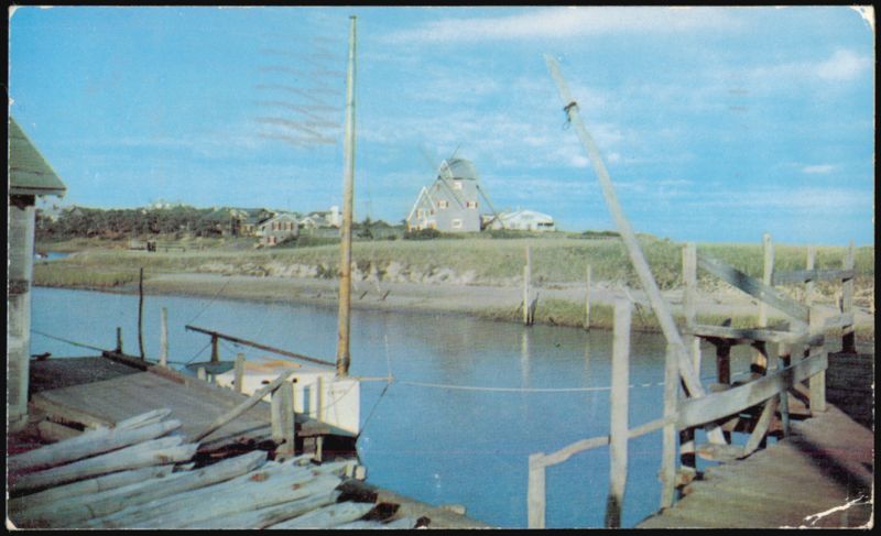 Windmill at Old Mill Point with Harbor View West Harwich Massachusetts