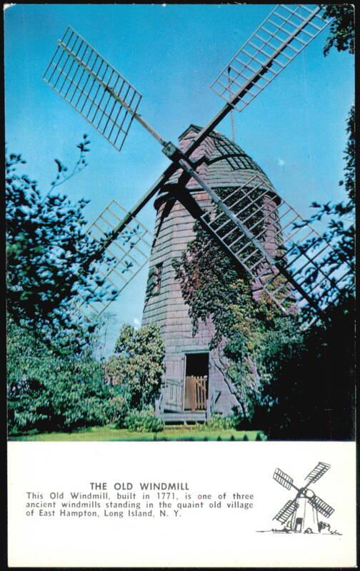 The Old Windmill, Built in 1771 East Hampton New York