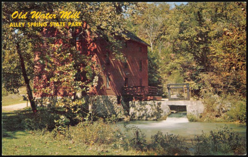 Old Water Mill Alley Spring State Park Eminence Missouri