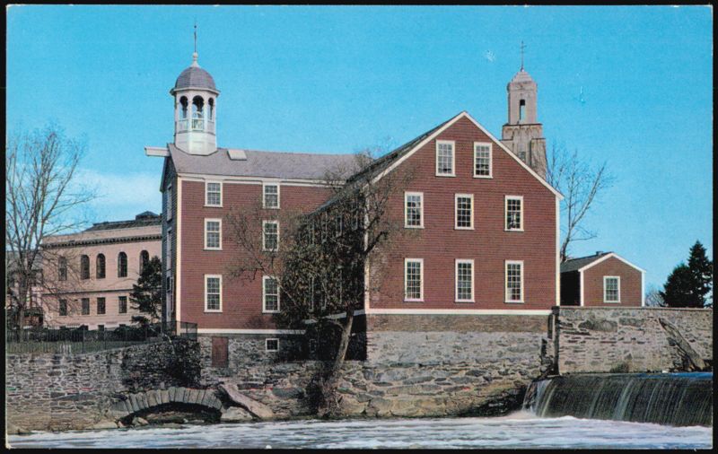 Old Slater Mill - Historic Birthplace of Cotton Industry Pawtucket Rhode Island