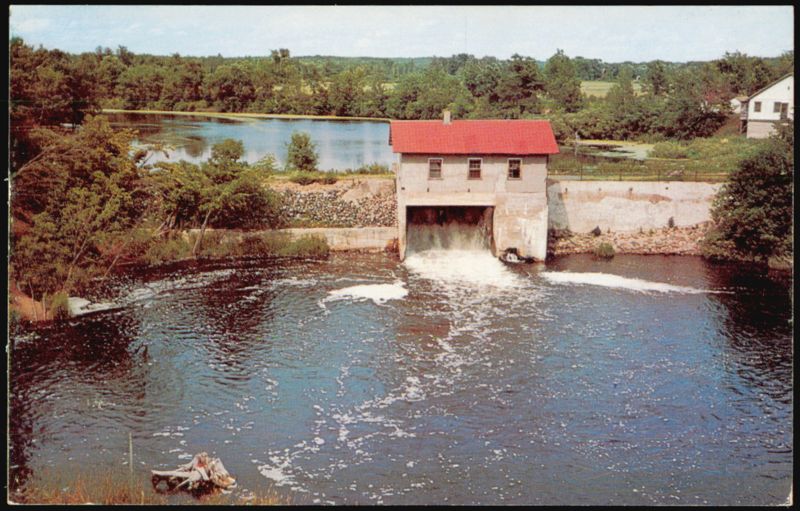 An Old Mill in a rustic setting Vacationland Scene Wisconsin