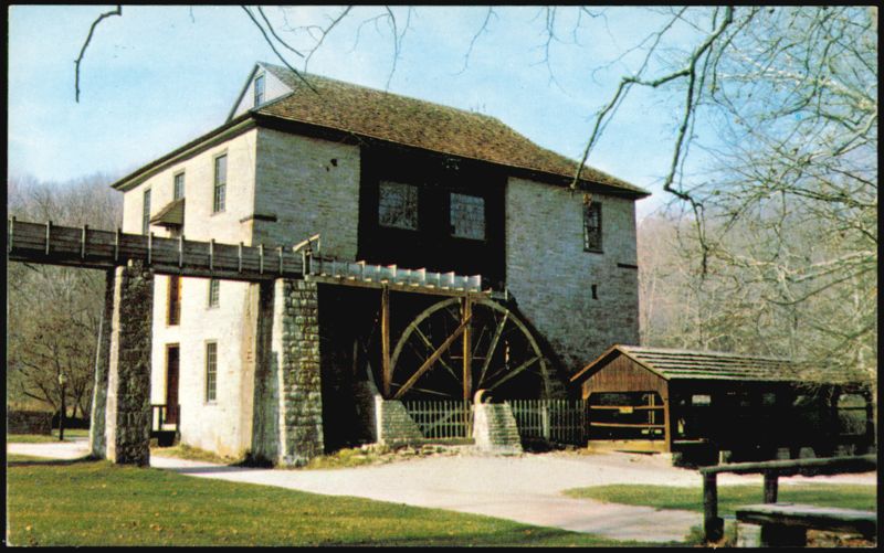 Historic Hamer's Mill Built 1817 Spring Mill State Park Mitchell Indiana