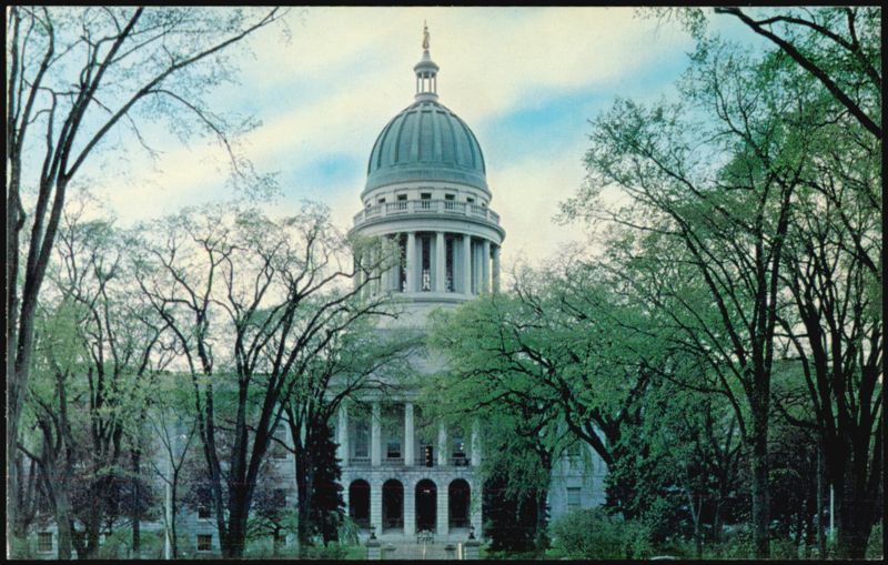 State House Dome and East Facade Augusta Maine Lyman Owen
