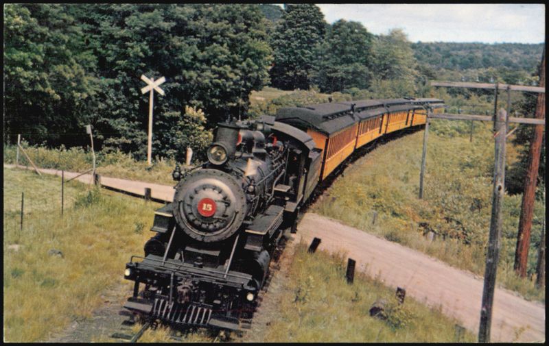 Steamtown USA Engine No. 15 Live Steam Excursion Bellows Falls Vermont