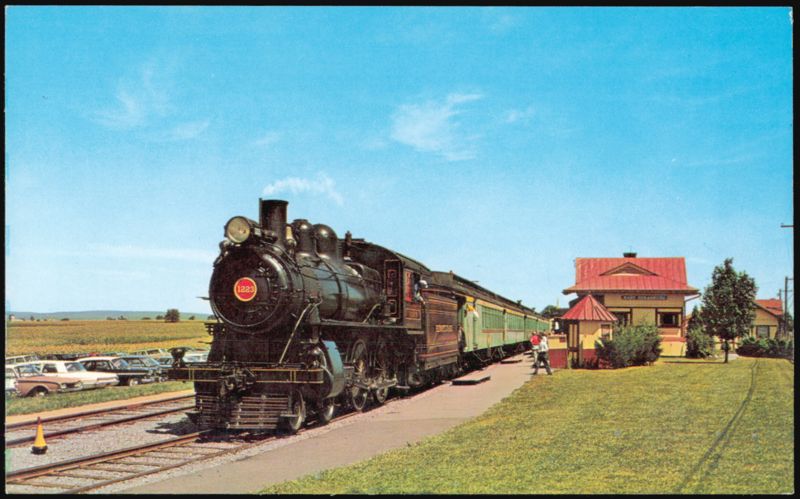 Strasbourg Rail Road Locomotive 1223 & Depot Pennsylvania