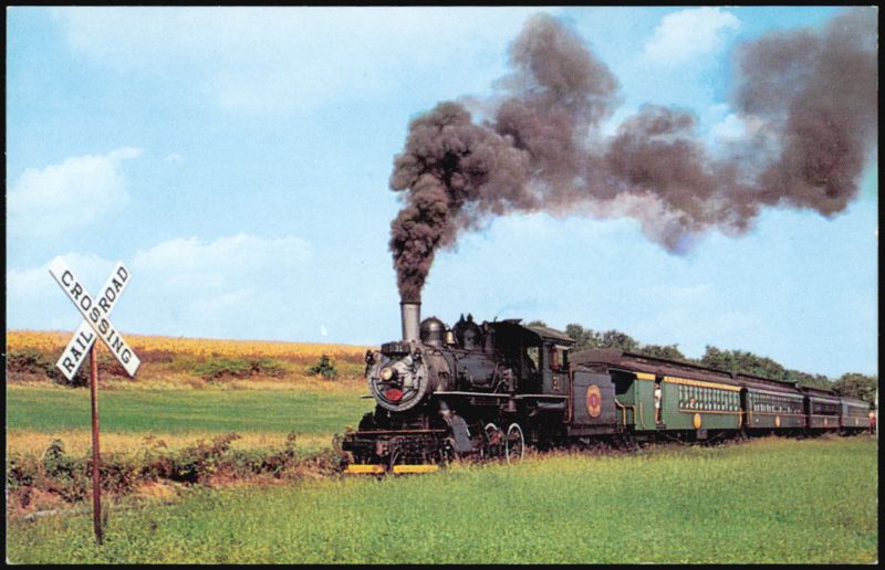 Strasbourg Rail Road Steam Train Number 31 Westbound Pennsylvania