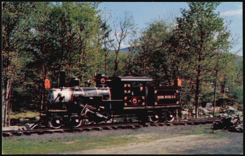 Climax Geared Locomotive 6 White Mountain Central RR Lincoln New Hampshire