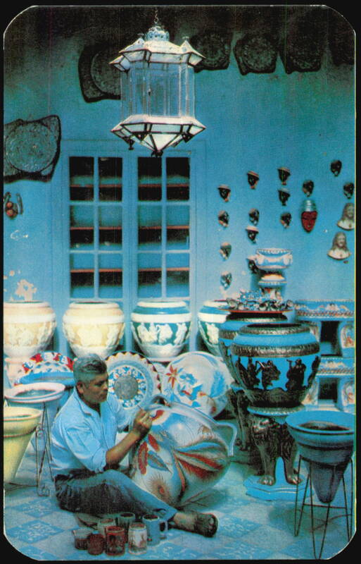 Alfarero San Pedro Tlaquepaque Potter Maker Mexico Jal.