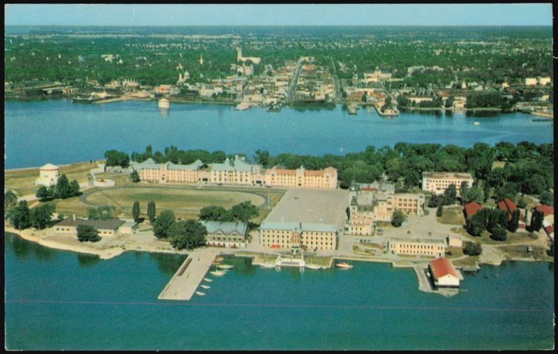 Aerial View of Royal Military College Kingston Canada