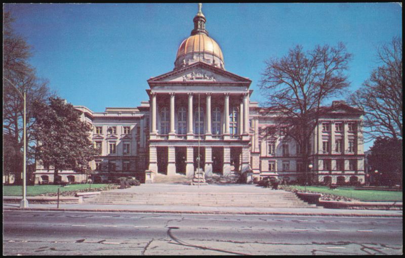 The State Capitol Building 1884-89 Gold Dome Atlanta Georgia