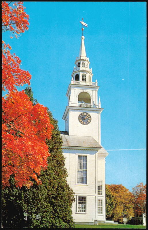 Hancock Meeting House and Town Hall Steeple New Hampshire
