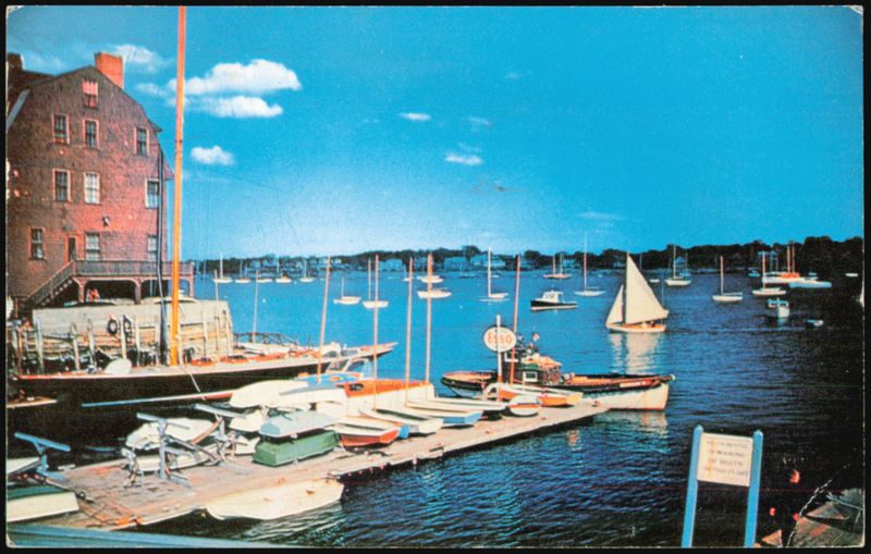 Town Landing and Boat Yards Marblehead Massachusetts