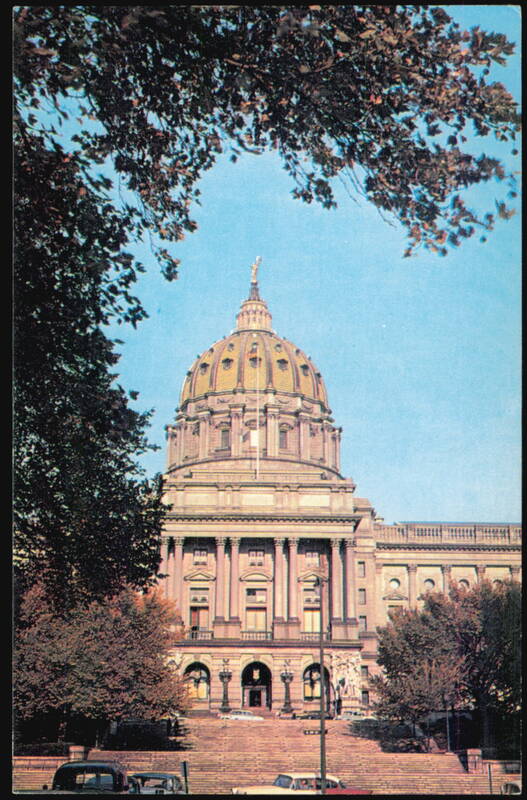 State Capitol Building, Classic Italian Renaissance Style Harrisburg Pennsylvania