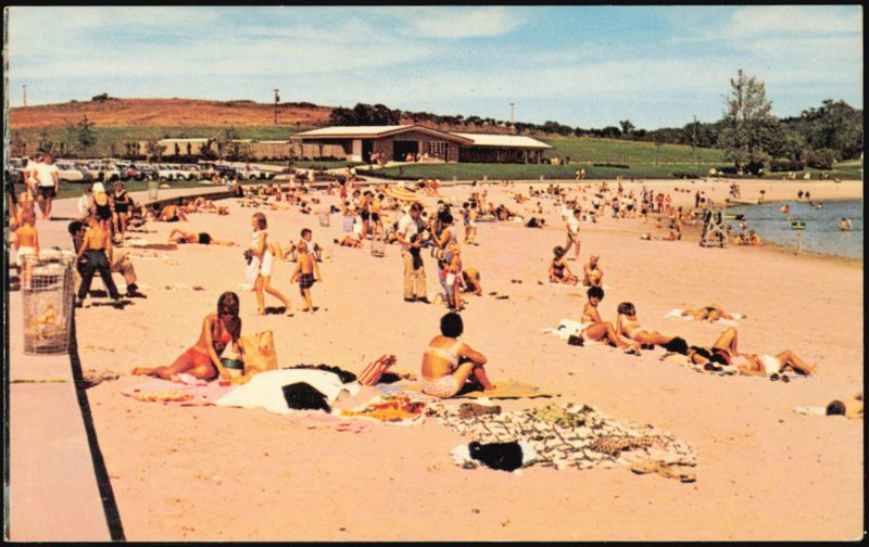 View of Beach at Taghkanic State Park New York