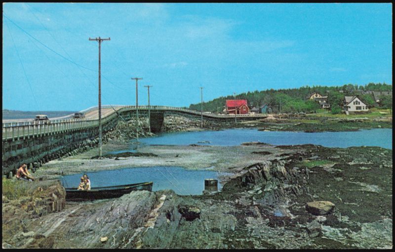 Cobb Bridge Connecting Bailey's Island and Orr's Island Maine