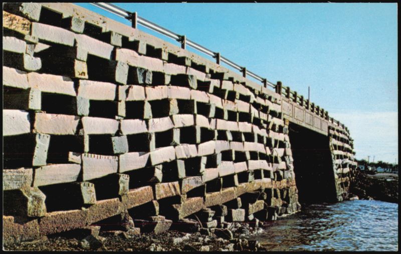 Famous Cribstone Bridge Connecting Bailey & Orr's Island Bailey Island Maine