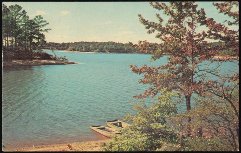 Savannah River Valley above Augusta, Clark Hill and Hartwell Dams Georgia