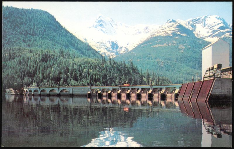 Diablo Dam Skagit Hydroelectric Project Washington