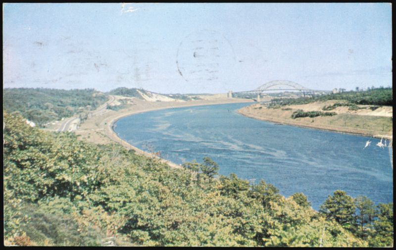 Cape Cod Canal and Sagamaro Bridge Massachusetts Sidney B. Moody