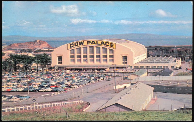 Cow Palace Arena and Parking Lot, San Francisco California