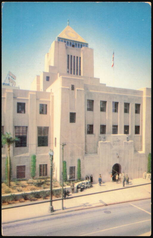 Public Library Building Los Angeles California