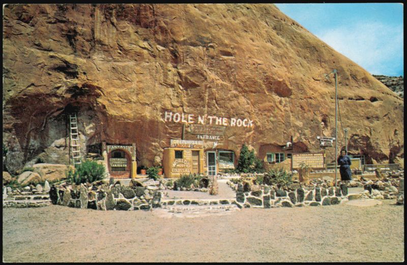 World Famous Hole N The Rock Home Rock Garden and Entrance Moab Utah