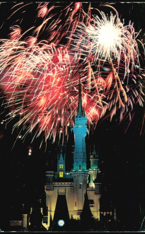 Fantasy in the Sky Fireworks over Cinderella Castle Lake Buena Vista Florida