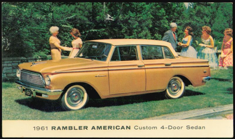1961 Rambler American Custom 4-Door Sedan Automobile