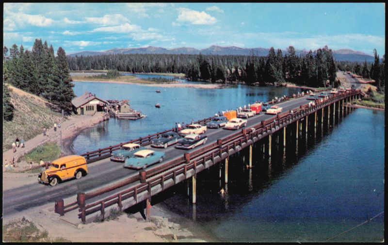The Fishing Bridge, Yellowstone Lake Yellowstone National Park Wyoming