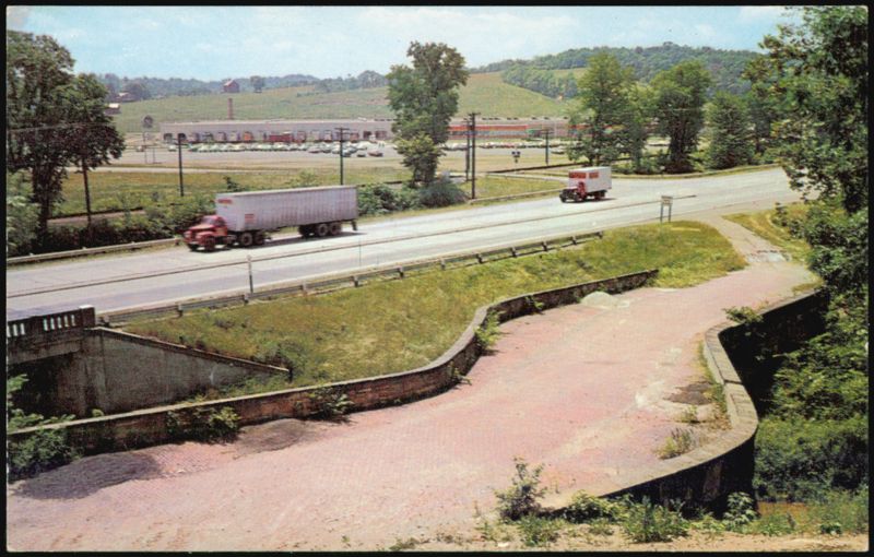 Historic S Bridge on National Road, New Concord, Ohio