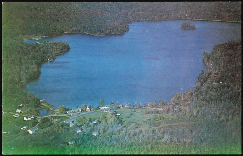 Beautiful Granite Lake from Above Munsonville New Hampshire
